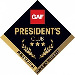 GAF President's Club Award logo